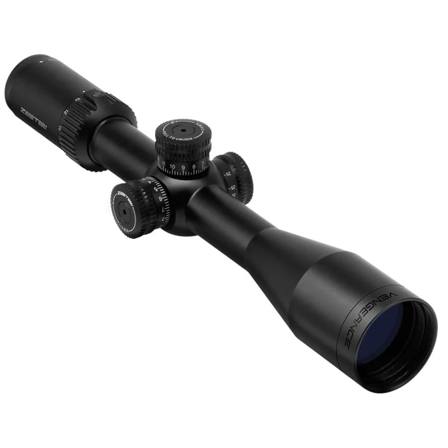 ZeroTech Optics Vengeance Rifle Scope 4-20x50mm FFP 30mm Tube PHR II Non-Illum Black 3 ZeroTech Optics Vengeance Rifle Scope 4-20x50mm FFP 30mm Tube PHR II Non-Illum Black