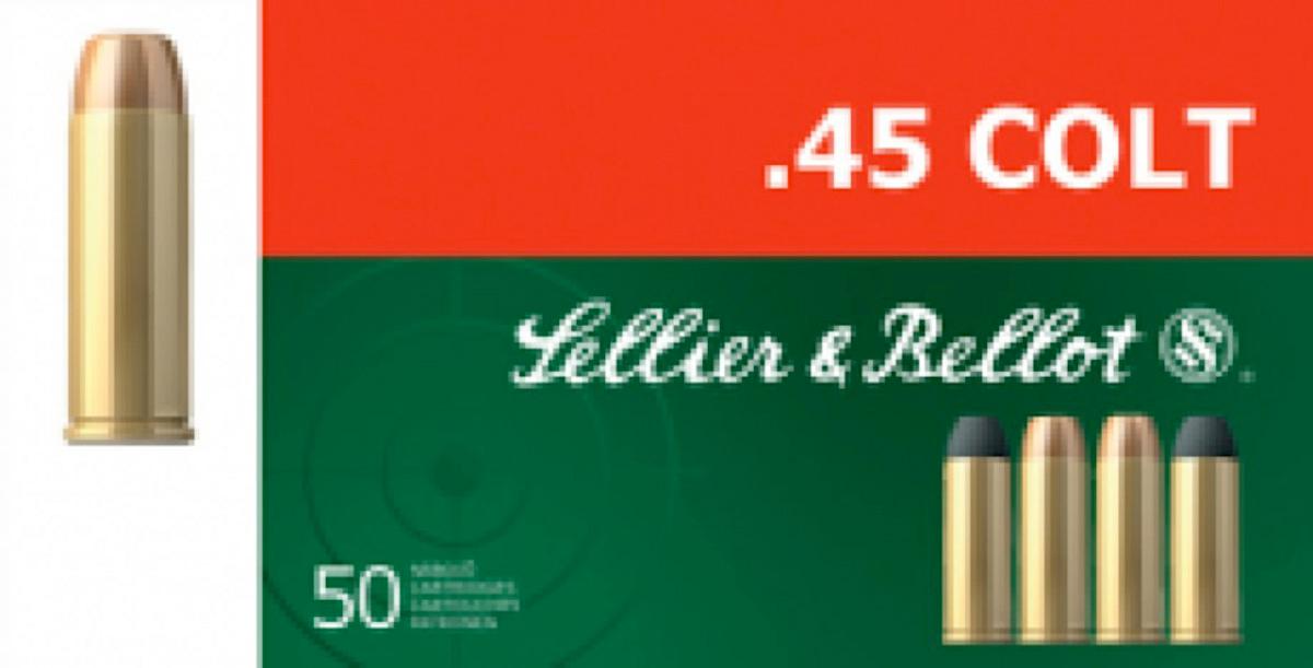 Sellier & Bellot Pistol & Revolver Ammo .45 Long Colt 250 gr LFN 50/Box 3 Sellier & Bellot Pistol & Revolver Ammo .45 Long Colt 250 gr LFN 50/Box