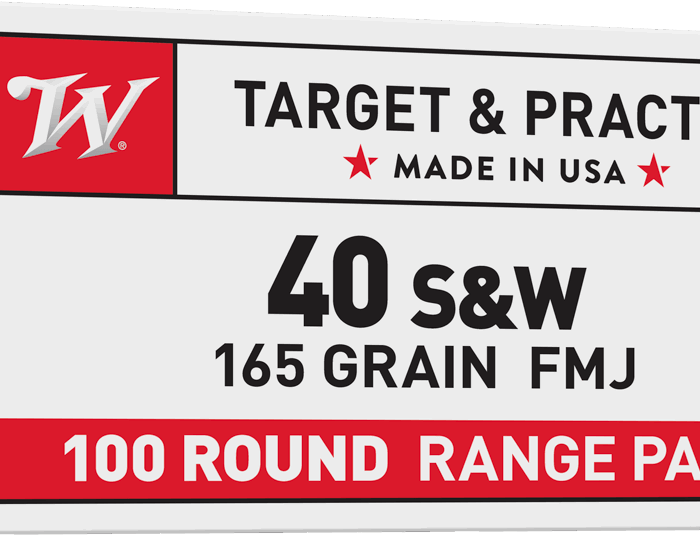 WINCHESTER USA 40SW 165GR FMJ VALUE 100RD BOX 500RD CASE
