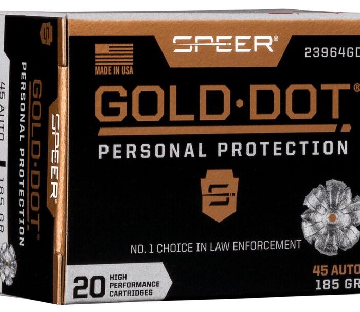 SPEER GOLD DOT 45ACP 185GR GDHP