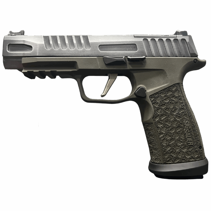 SIG SAUER P365 FUSE 9MM 4.3" CRUSHED SILVER BATTLEWORN O.R. 1-17RD, 2-21RD