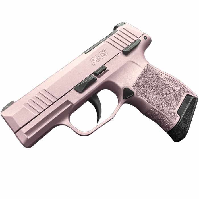 SIG SAUER P365 ROSE GOLD 9MM PSTL 3.10" BLK O.R. M.S. 2-10RD MAGS