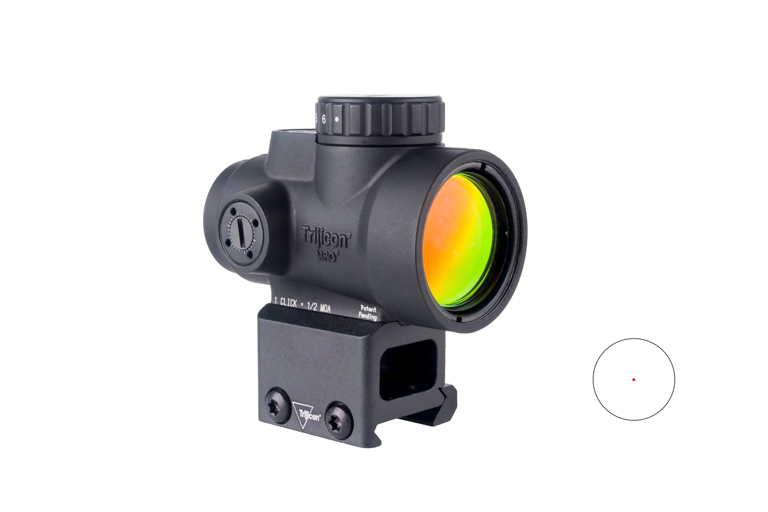 TRIJICON MRO SD 1X25 2MOA RD MID MOUNT 3 TRIJICON MRO SD 1X25 2MOA RD MID MOUNT