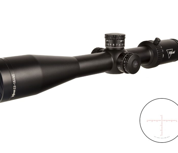 TRIJICON CREDO HX 2.5-15X42 BLK MOA RED