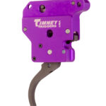 Timney Triggers 502B Benchrest Trigger Single-Stage Curved Trigger with 3-6 oz Draw Weight & Purple/Black Finish for Remington 700 1 100170