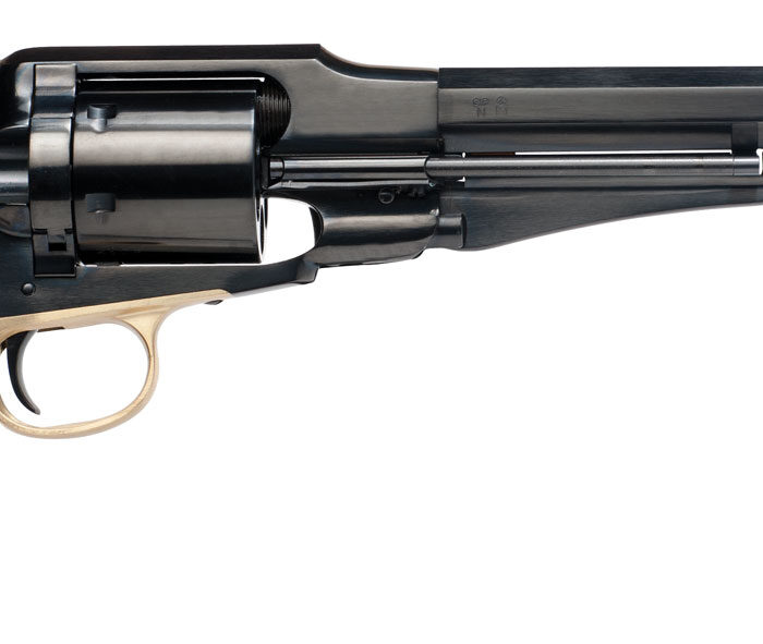 Cimarron CA1000 1858 New Model Army 45 Colt (Long Colt) 6rd Shot 8" Blued Octagon Barrel, Blued Cylinder, Blued Steel Frame, Walnut Grip, Exposed Hammer