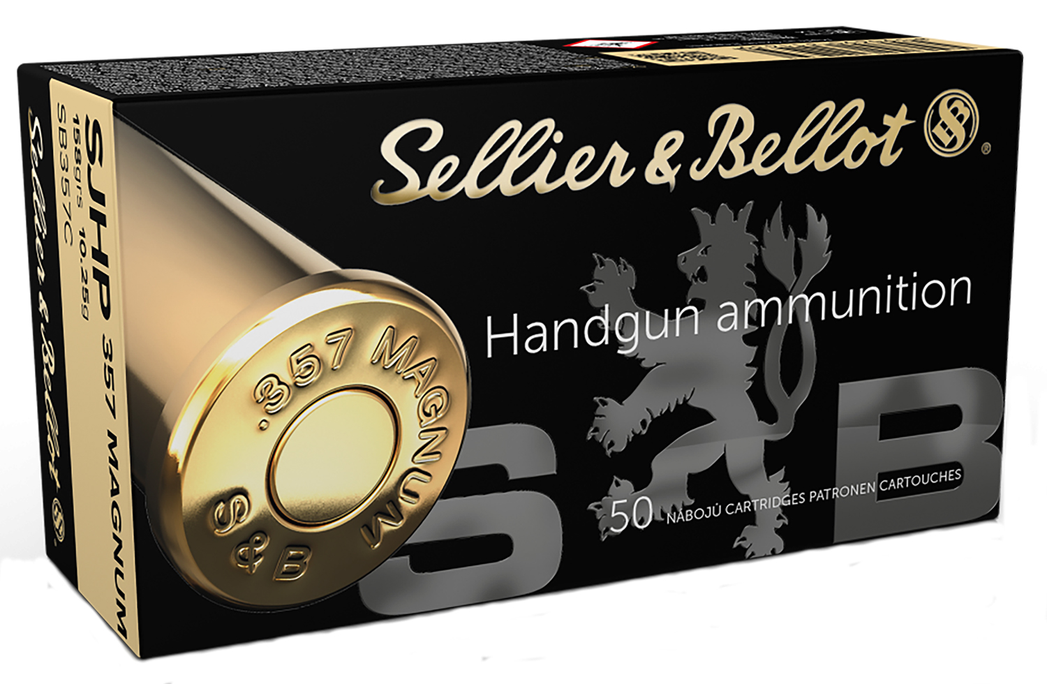 Sellier & Bellot SB357C Handgun 357Mag 158gr Semi Jacketed Hollow Point 50 Per Box/20 Case 3 Sellier & Bellot SB357C Handgun 357Mag 158gr Semi Jacketed Hollow Point 50 Per Box/20 Case