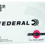 Federal RTP38130 Range & Target 38Special 130gr Full Metal Jacket 50 Per Box/20 Case 1 104336