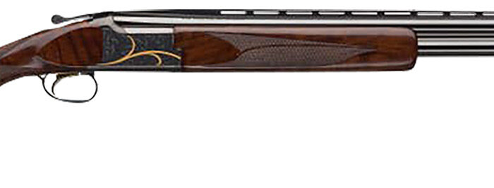 Browning 018117305 Citori Gran Lightning 12 Gauge 3" 2rd 26" Blued Barrels, Engraved Receiver With Gold Accents, American Black Walnut Stock With Lightening Style Grip