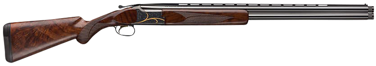 Browning 018117305 Citori Gran Lightning 12 Gauge 3" 2rd 26" Blued Barrels, Engraved Receiver With Gold Accents, American Black Walnut Stock With Lightening Style Grip 3 Browning 018117305 Citori Gran Lightning 12 Gauge 3" 2rd 26" Blued Barrels, Engraved Receiver With Gold Accents, American Black Walnut Stock With Lightening Style Grip