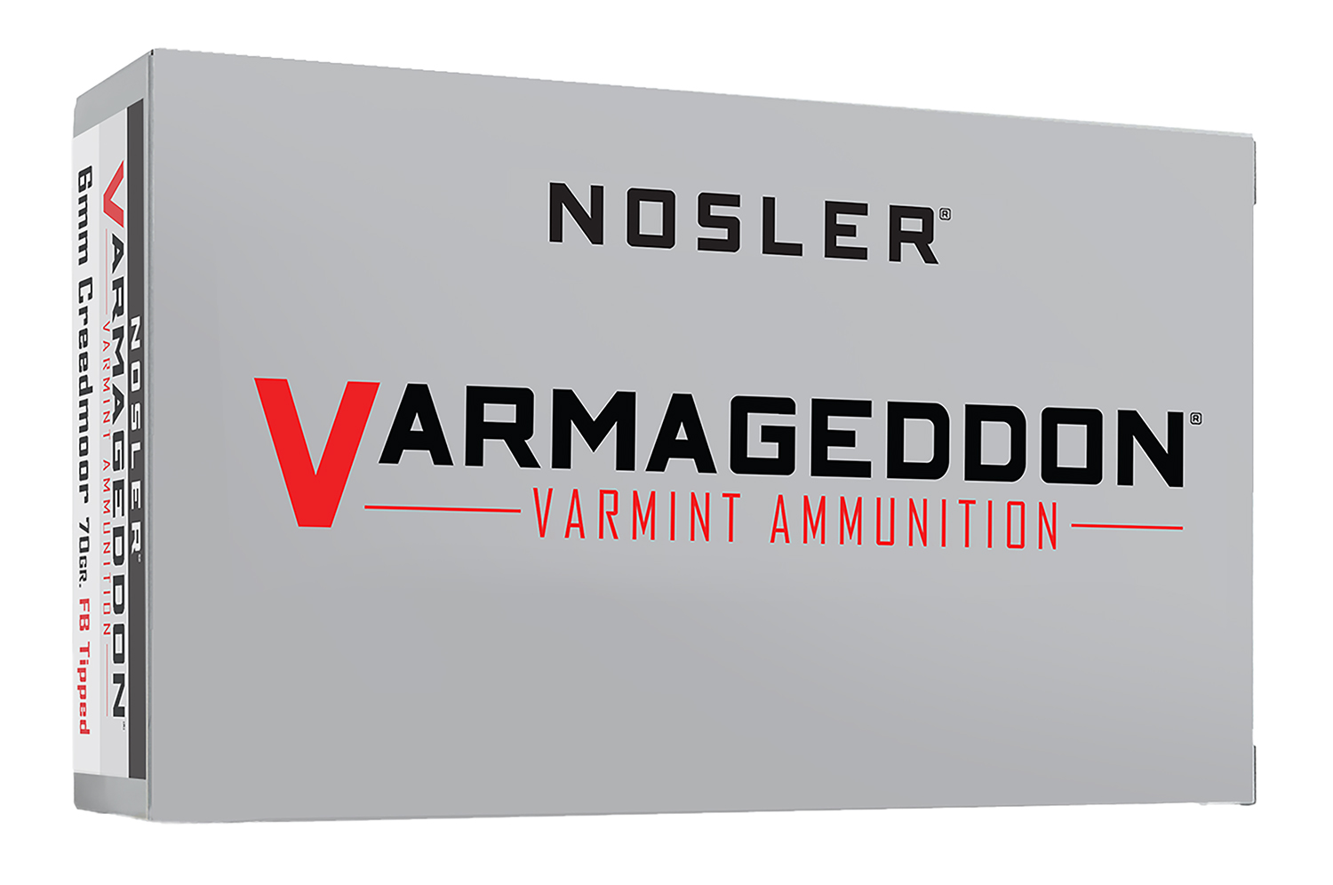 Nosler 65172 Varmageddon 6mmCreedmoor 70gr Flat Base Tipped 20 Per Box/10 Case 3 Nosler 65172 Varmageddon 6mmCreedmoor 70gr Flat Base Tipped 20 Per Box/10 Case