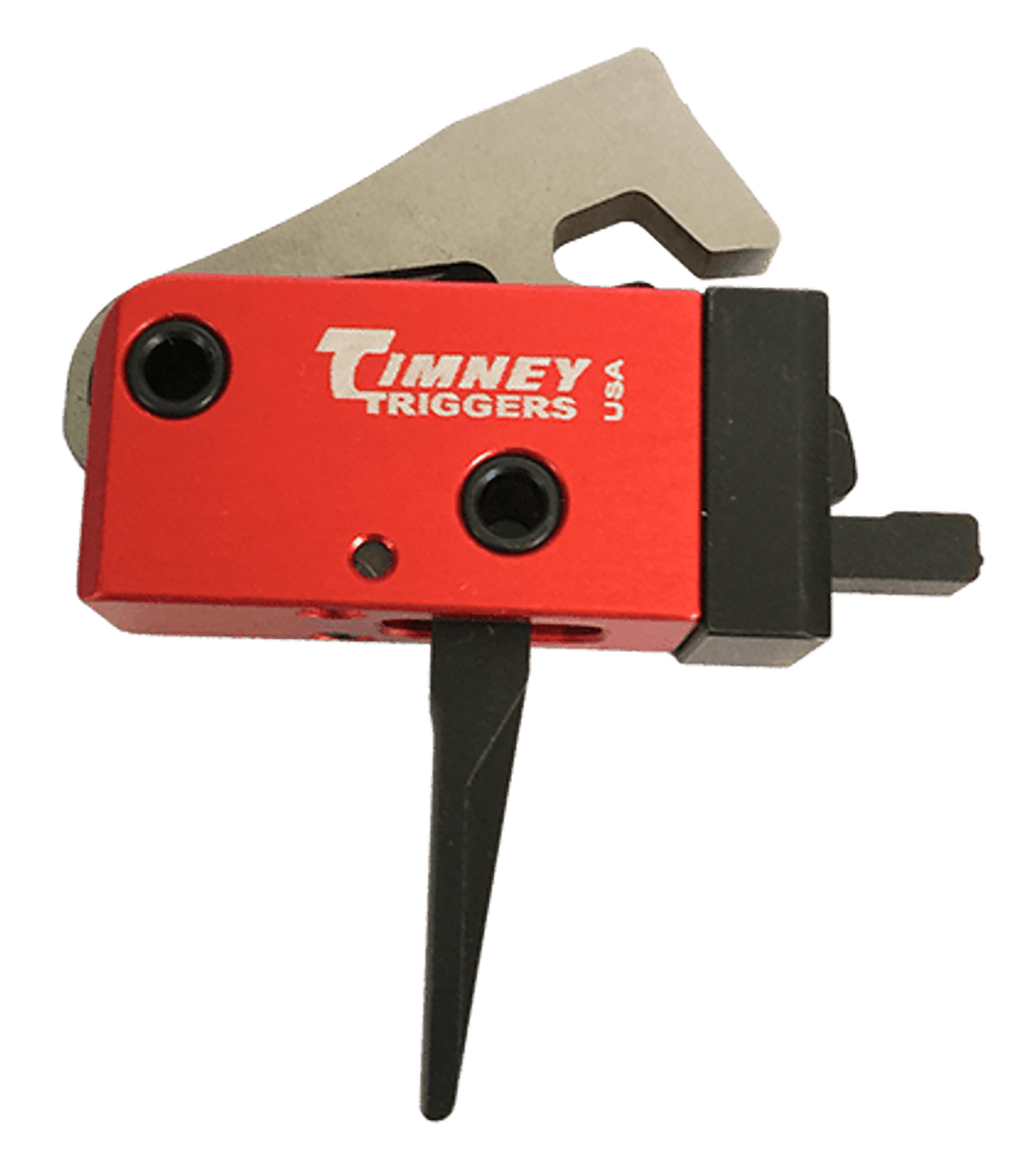 Timney Triggers 682ST PCC Trigger Two-Stage Straight Trigger with 2 lbs Draw Weight & Black/Red Finish for AR-Platform 3 Timney Triggers 682ST PCC Trigger Two-Stage Straight Trigger with 2 lbs Draw Weight & Black/Red Finish for AR-Platform