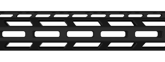 Rise Armament RA905100BLK RA-905 Handguard 10" 6061-T6 Aluminum Black Anodized with M-LOK & Picatinny Rail for AR-15