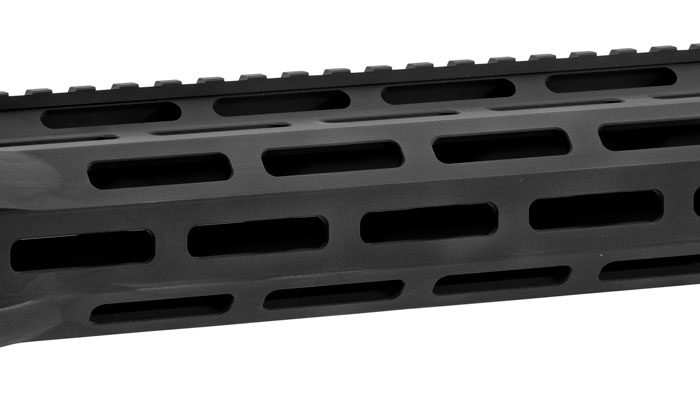 Wilson Combat TRMLOKAR2012 AR-10 M-Lok Handguard 6005A-T5 Aluminum Black Hard Coat Anodized 12.6"