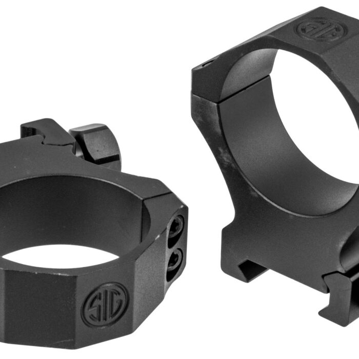 Sig Sauer Electro-Optics SOA10018 Alpha 1  Matte Black 34mm Extra High 0 MOA