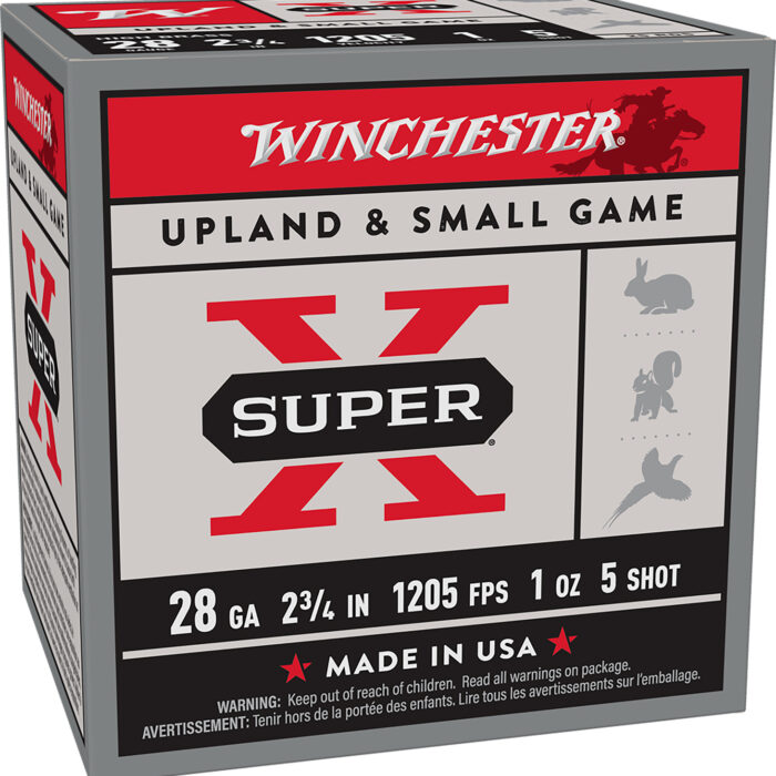 Winchester Ammo X28H5 Super X Heavy Game Load High Brass 28Gauge 2.75" 1oz 5Shot 25 Per Box/10 Case