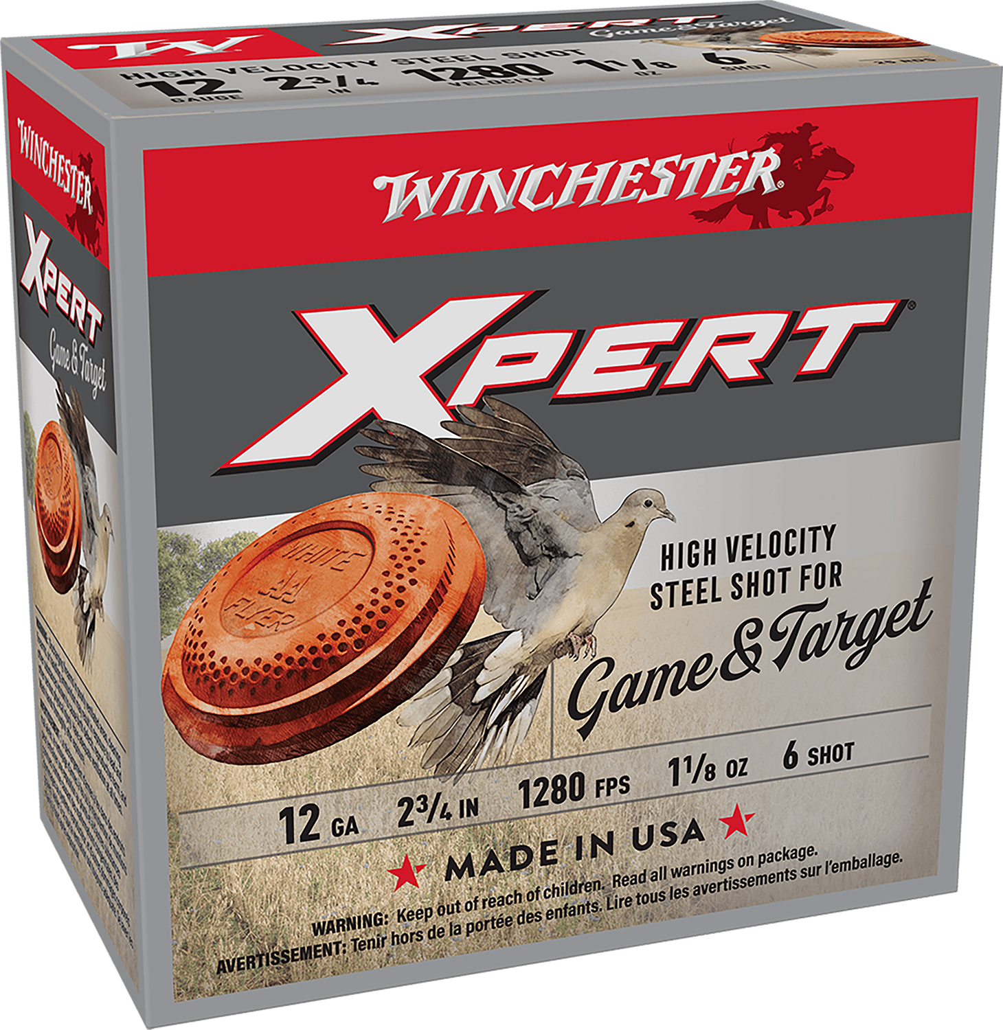 Winchester Ammo WE12GTH6 Super X Xpert High Velocity 12Gauge 2.75" 1 1/8oz 6Shot 25 Per Box/10 Case 3 Winchester Ammo WE12GTH6 Super X Xpert High Velocity 12Gauge 2.75" 1 1/8oz 6Shot 25 Per Box/10 Case