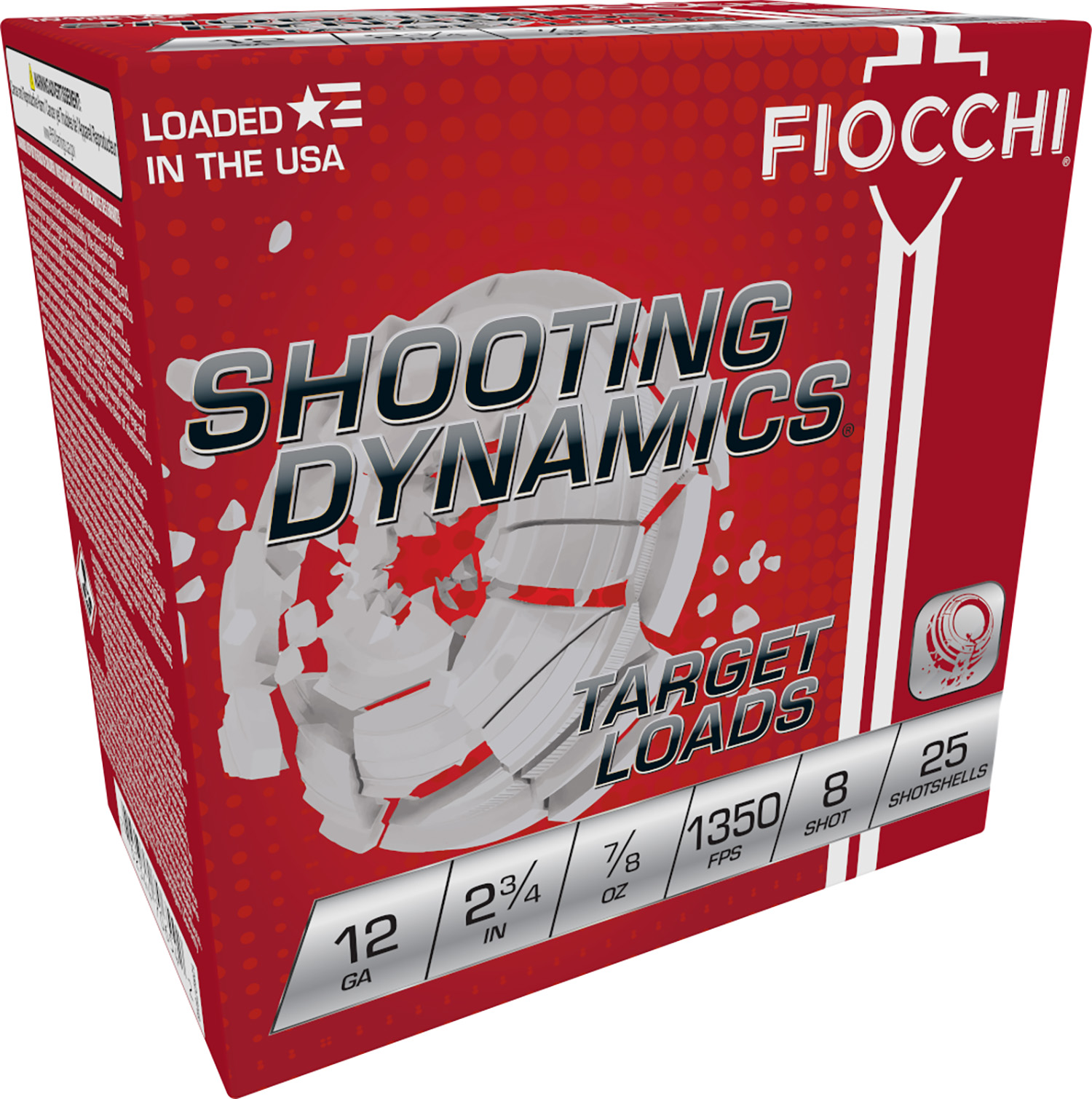 Fiocchi 12SD78H8 Shooting Dynamics Target 12Gauge 2.75" 7/8oz 8Shot 25 Per Box/10 Case 3 Fiocchi 12SD78H8 Shooting Dynamics Target 12Gauge 2.75" 7/8oz 8Shot 25 Per Box/10 Case