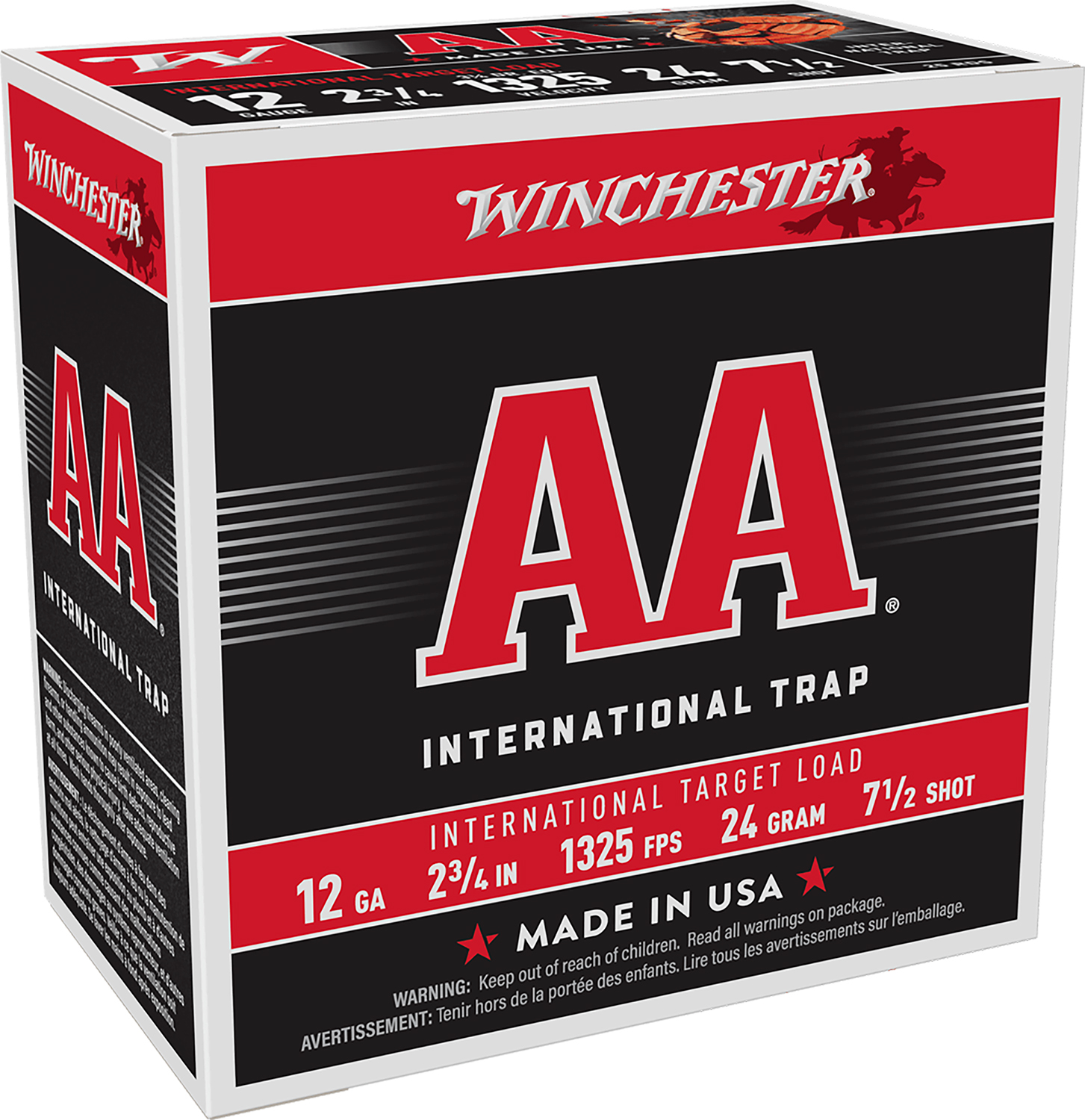 Winchester Ammo AANL127 AA International Target 12Gauge 2.75" 7.5Shot 25 Per Box/10 Case 3 Winchester Ammo AANL127 AA International Target 12Gauge 2.75" 7.5Shot 25 Per Box/10 Case