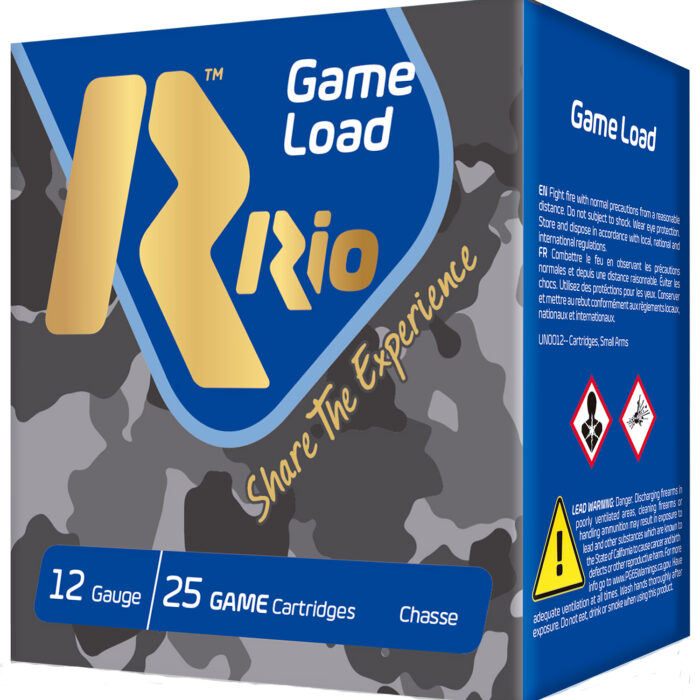 Rio Ammunition SG328 Game Load Super Game High Velocity 12Gauge 2.75" 1 1/8oz 8Shot 25 Per Box/10 Case