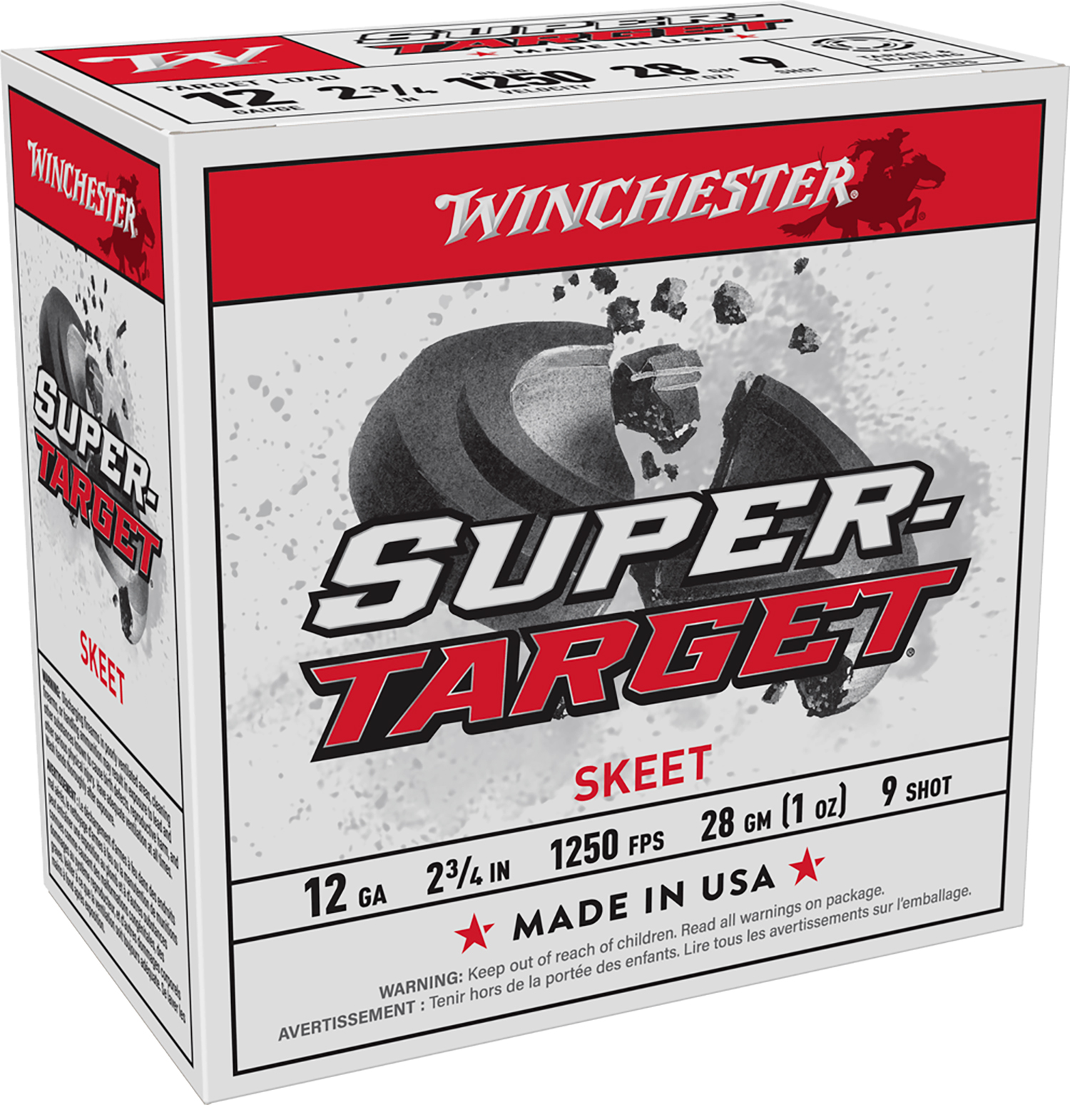 Winchester Ammo TRGT12509 Super-Target Light Target 12Gauge 2.75" 1oz 9Shot 25 Per Box/10 Case 3 Winchester Ammo TRGT12509 Super-Target Light Target 12Gauge 2.75" 1oz 9Shot 25 Per Box/10 Case