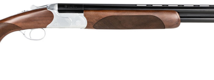 CZ-USA 06478 Redhead Premier 16 Gauge 2.75" 2rd 28" Gloss Black Chrome Barrel, Silver Satin Chrome Metal Finish, Walnut Stock Includes IC & M Chokes