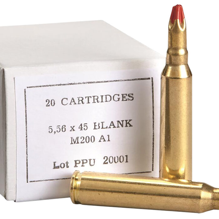PPU PPB556A1 Blank Ammo  5.56x45mmNATO 20 Per Box/100 Case