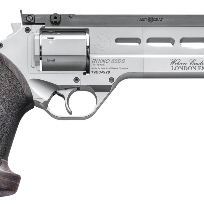 Chiappa Firearms 340302 Rhino Match Master 38 Special 6 Shot, 6" Gray PVD Steel Vent Rib Barrel & Cylinder, Gray PVD Aluminum Frame, Black Hogue Micarta Grip, Exposed Hammer