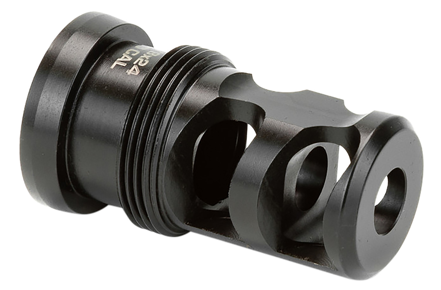 Griffin Armament TMPB65MM5824 Paladin 2 Port Taper Mount Black Melonite QPQ 17-4 Stainless Steel with 5/8"-24 tpi Threads, 1.88" OAL & 1.07" Diameter for 6.5mm 3 Griffin Armament TMPB65MM5824 Paladin 2 Port Taper Mount Black Melonite QPQ 17-4 Stainless Steel with 5/8"-24 tpi Threads, 1.88" OAL & 1.07" Diameter for 6.5mm