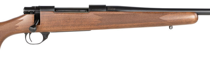 Howa HWH3006T M1500 Standard Hunter 30-06 Springfield 5+1 22" Black Steel Threaded Barrel, Black Steel Receiver, Walnut Fixed Wood Stock