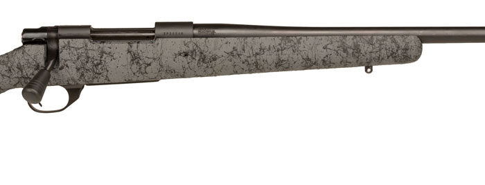 Howa HHS45531 M1500 HS Precision 6.5 PRC 3+1 24" Threaded Barrel, Black Steel Receiver, Gray w/Black Webbing HS Precision Synthetic Stock