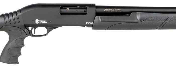 Citadel FRPAX1220 CDP Force Tactical Pump 12 Gauge 3+1 3" 20" Barrel, Matte Black Metal Finish, Synthetic Pistol Grip Stock w/Ventilated Recoil Pad