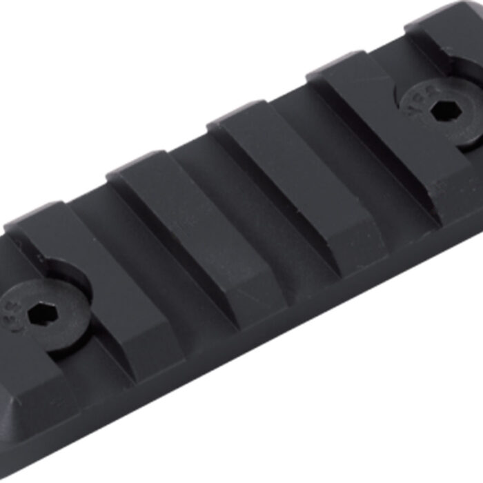 Timber Creek Outdoors M5SPRBL M-LOK 5 Slot Picatinny Rail  Black Anodized