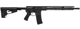 Seekins Precision 0011300073 NX15 223 Wylde Caliber with 16" Barrel, 30+1 Capacity, Black Oxide Metal Finish, Black 6 Position Collapsible Carbine Stock & Polymer Grip Ambidextrous Hand 3 131476