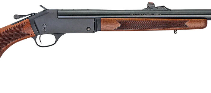 Henry H01512S Single Shot  12 Gauge with 24" Rifled Slug Barrel, 3" Chamber, 1rd Capacity, Blued Metal Finish & American Walnut Stock Right Hand (Full Size)