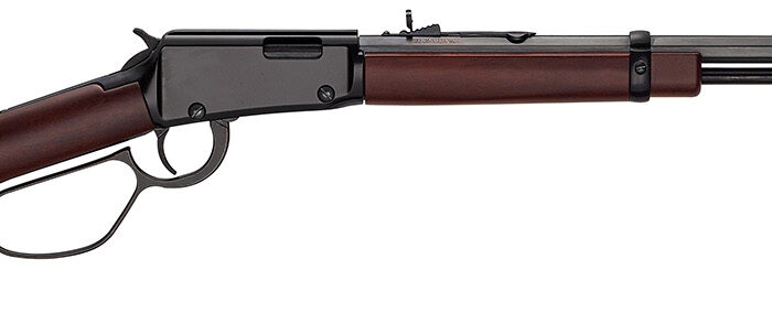 Henry H001TVL Frontier Large Loop 17 HMR Caliber with 11+1 Capacity, 20" Barrel, Black Metal Finish & American Walnut Stock Right Hand (Full Size)