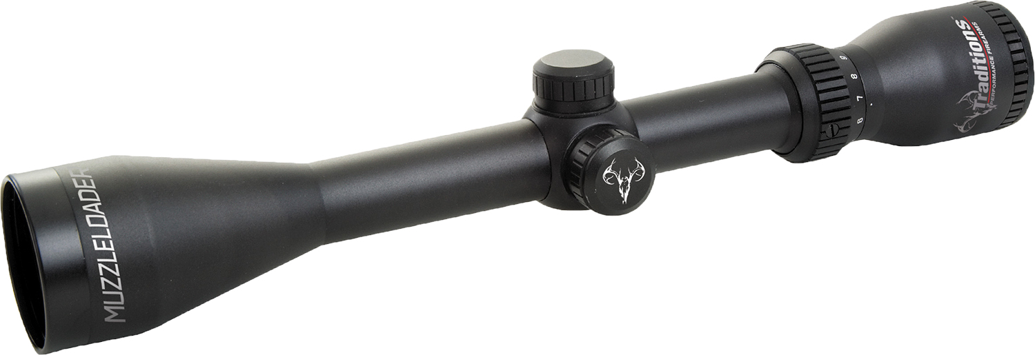 Traditions A1143RIR Muzzleloader Scope 3-9x 40mm Matte Finish Illuminated Range Finding Reticle 3 Traditions A1143RIR Muzzleloader Scope 3-9x 40mm Matte Finish Illuminated Range Finding Reticle