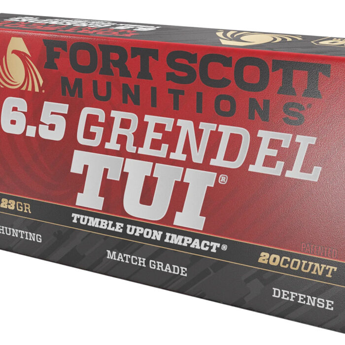 Fort Scott Munitions 65GR123SCV2 Tumble Upon Impact (TUI) Rifle 6.5Grendel 123gr Solid Copper Spun 20 Per Box/10 Case