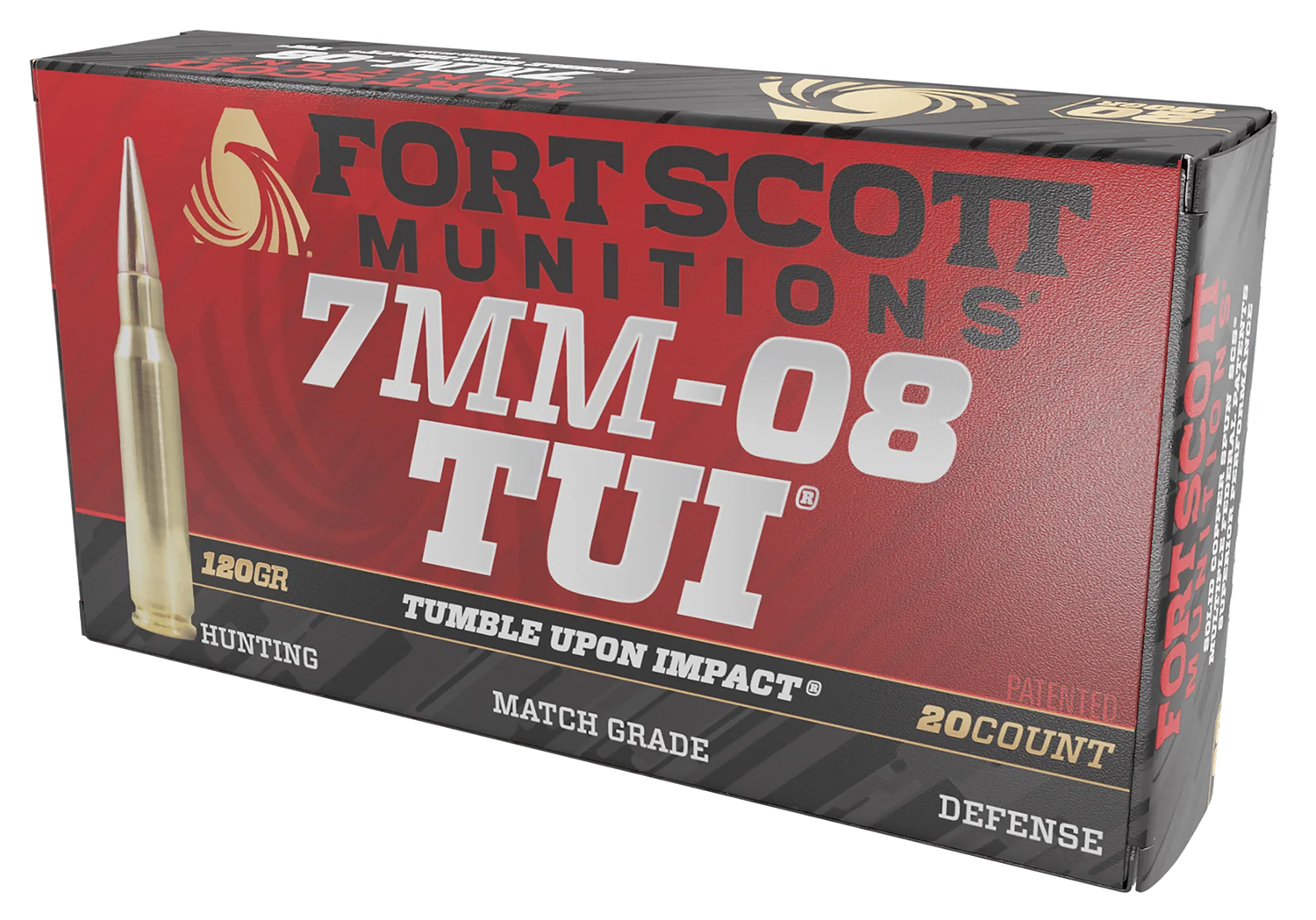 Fort Scott Munitions 7MM08120SCV1 Tumble Upon Impact (TUI) Rifle 7mm-08Rem 120gr Solid Copper Spun 20 Per Box/10 Case 3 Fort Scott Munitions 7MM08120SCV1 Tumble Upon Impact (TUI) Rifle 7mm-08Rem 120gr Solid Copper Spun 20 Per Box/10 Case