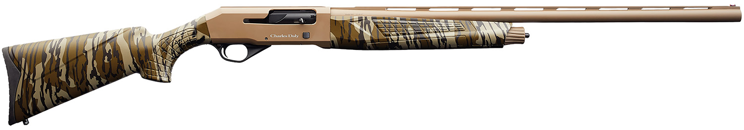 Charles Daly 930271 601 12 Gauge 4+1 3" 28" Vent Rib Barrel, Flat Dark Earth Barrel/Receiver Finish, Mossy Oak Bottomland Stock & Forend, Includes 3 Chokes 3 Charles Daly 930271 601 12 Gauge 4+1 3" 28" Vent Rib Barrel, Flat Dark Earth Barrel/Receiver Finish, Mossy Oak Bottomland Stock & Forend, Includes 3 Chokes