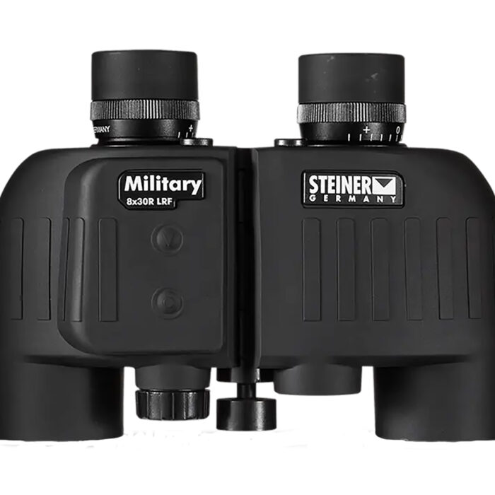 Steiner 2680 M830r Laser Rangefinder 8x 30mm Mil Radian Ranging Reticle, Floating Prism Auto Focus, Black Makrolon w/Rubber Armor