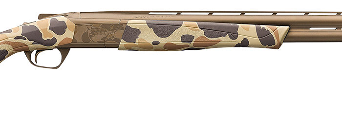 Browning 018725305 Cynergy Wicked Wing 12 Gauge with 26" Barrel, 3.5" Chamber, 2rd Capacity, Burnt Bronze Cerakote Metal Finish & Vintage Tan Camo with Adjustable Comb Stock Right Hand (Full Size)