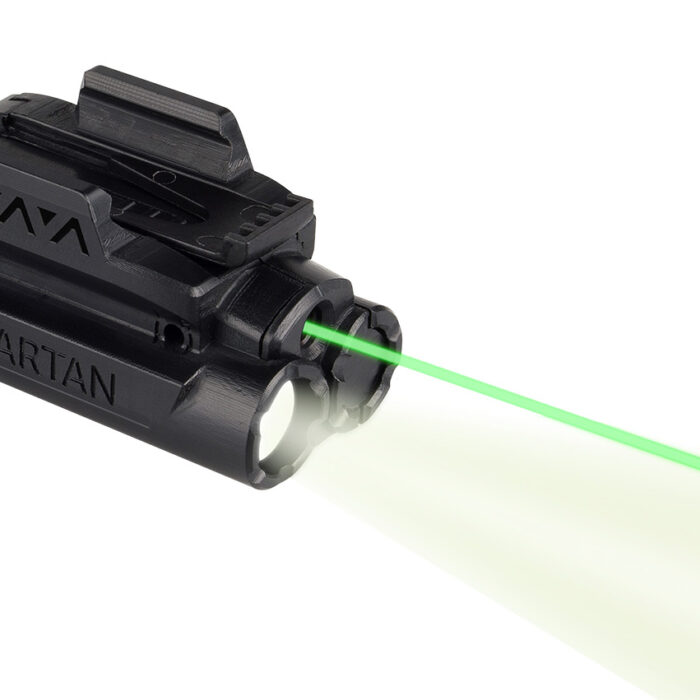 LaserMax SPSCG Green Spartan Light/Laser  Black  120 Lumens White LED