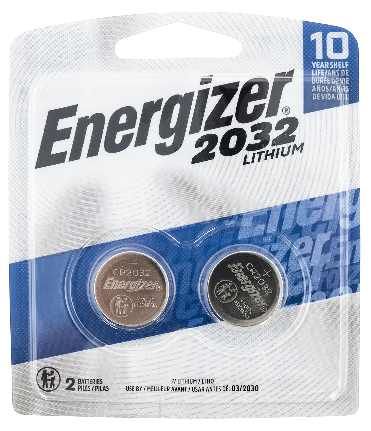 Energizer 2032BP2 CR2032 Lithium Battery Silver 3.0 V 235 mAh, Qty (2) Single Pack 3 Energizer 2032BP2 CR2032 Lithium Battery  Silver 3.0 V 235 mAh, Qty (2) Single Pack