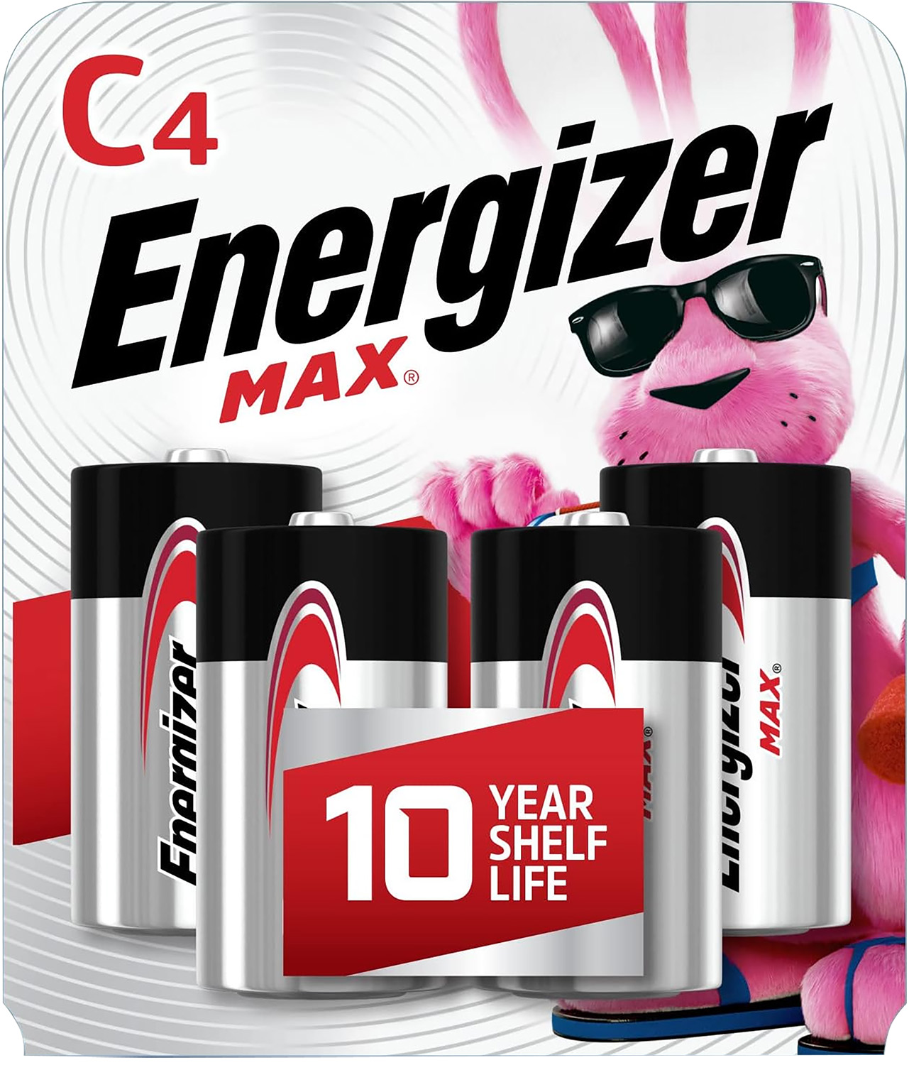Energizer E93BP4 C Max Black & Silver 1.5V Alkaline, Qty (4) Single Pack 3 Energizer E93BP4 C Max Black & Silver 1.5V Alkaline, Qty (4) Single Pack