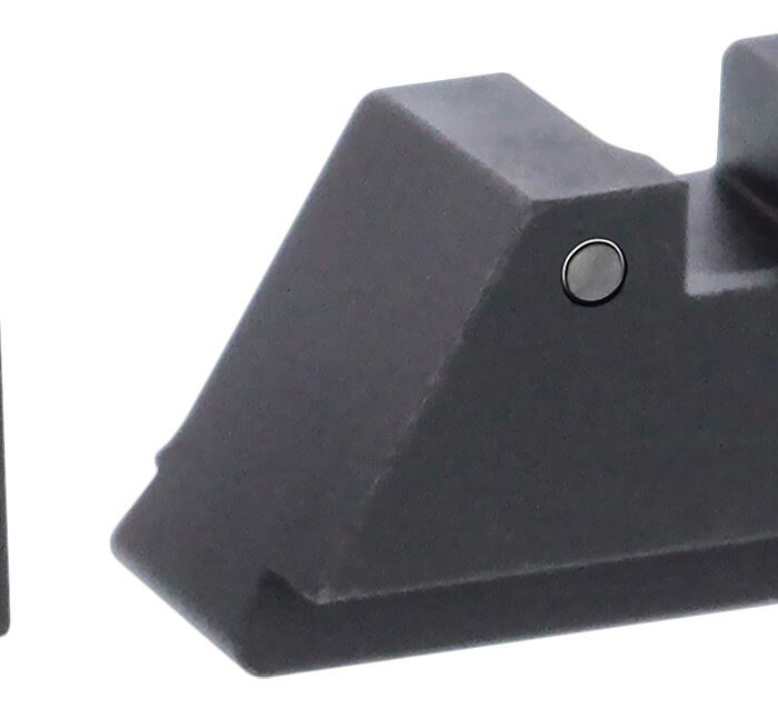 AmeriGlo GL452 Optic Compatible Sight Set for Glock  XL Tall Green Tritium Orange Outline Front Sight-Green Tritium Black Outline Rear Sight