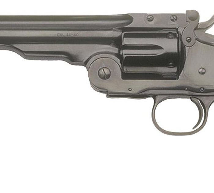 Cimarron CA850 No. 3 Schofield  45 Colt (Long Colt) 6 Shot 7" Matte Black Stainless Steel Barrel, Cylinder & Frame, Walnut Grip, Exposed Hammer