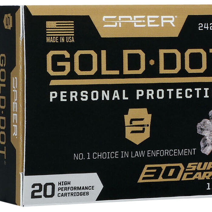 Speer 24261GD Gold Dot Personal Protection 30 Super Carry 115 gr Hollow Point 20 Per Box/ 10 Case