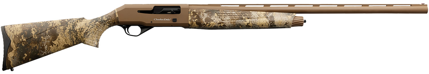 Charles Daly 930204PT 601 12 Gauge 4+1 3" 28" Vent Rib Barrel, Flat Dark Earth Aluminum Receiver, TrueTimber Prairie Synthetic Stock, Includes 3 Choke Tubes 3 Charles Daly 930204PT 601 12 Gauge 4+1 3" 28" Vent Rib Barrel, Flat Dark Earth Aluminum Receiver, TrueTimber Prairie Synthetic Stock, Includes 3 Choke Tubes