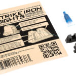 Strike Industries P320SIGHTSSH Strike Iron Sights Black/Blank Front Sight Black/Blank Rear Sight Sig Sauer P320 with Rear Dovetail Suppressor Height 2 144049